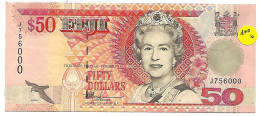 FIDJI ,Réserve Bank 50 Dollar (1996 )   # 100b  SUP. - Fidschi