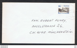 SWEDEN: 1971 COVERT WITH STEAM BOAT 80 O. (681) - TO SWITZERLAND - Storia Postale