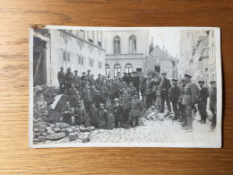 Oostende  FOTOKAART Van De Rue St Paul Tijdens De Eerste Wereldoorlog - Oostende