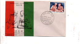 INDE FDC 1973 GANDHI & NERHU - Mahatma Gandhi