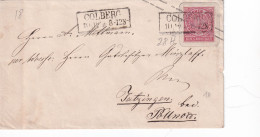 ALLEMAGNE ENTIER POSTAL DE COLBERG - Postal  Stationery