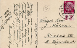 GERMAN OCCUPATION 1940  POSTCARD  SENT FROM SALZGITTER TO KRAKÓW - Other & Unclassified