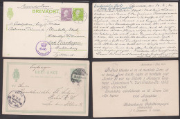 Apenrade AABENRAA 1946 Mit Zensur Nach Der SBZ Russische Zone, GA 1901 Mit Priv. Zudruck Kjobenhavn, Kopenhagen - Covers & Documents