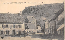 15-SAINT-BONNET-DE-MARCENAT- LA GRANDE RUE ET LES ROCHERS - Other & Unclassified