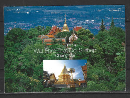 THAÏLANDE. Carte Postale Ayant Circulé. Chiang Mai. - Thaïlande