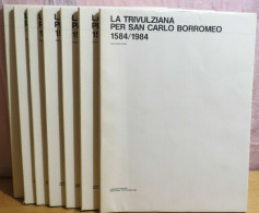 LA TRIVULZIANA PER SAN CARLO BORROMEO 1584/1984 - 7 VOLUMI BOX CARTONATO RIGIDO - History, Philosophy & Geography