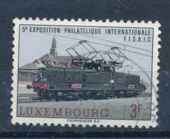 Luxemburg 1966 Mi. 736 Gest. Eisenbahn Elektro-Lokomotive - Usados