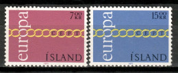 Iceland 1971 Islandia / Europa CEPT MNH / Mi27  34-55 - 1971