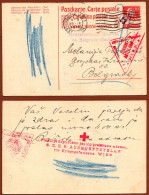 WWI SERBIA-SWITZERLAND-AUSTRIA, CENSORED CARD, RED CROSS GENEVA To BELGRADE 1916 RARE!!!!!!!!!!!!! - Other & Unclassified