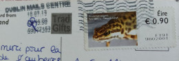 Ireland ATM On Postcard - Franking Labels