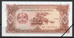 Laos, 20 Kip, 1979/Prefix EA, Grade UNC - Laos