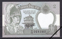 Nepal, 2 Rupees, 1995/Satyendra Pyara Shrestha, Grade A-UNC - Nepal