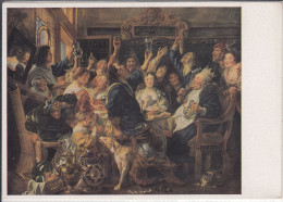 KUNSTHISTORISCHES MUSEUM - JACOB JORDAENS - Painter,  Das Fest Des Böhmenkönigs, - Musea