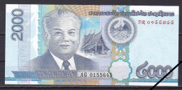 Laos, 2000 Kip, 2011/Prefix AG, Grade UNC - Laos