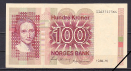 Norway, 100 Kroner, 1988/Skånland & Johansen, Grade EF - Norway