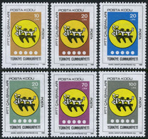 Türkiye 1985 Mi 2720-2725 MNH Postal Codes - Unused Stamps