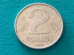 Münze Münzen Umlaufmünze Deutschland DDR 2 Mark 1978 - 2 Marcos