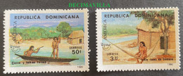 OTEM454, REPUBLICA DOMINICANA, UPAEP, 1990, 1084a/84b - Emissions Communes