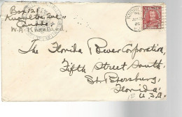 52044 ) Cover Canada Postmark Duplex  - 1903-1954 De Koningen