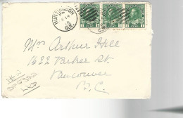 52045 ) Cover Canada Postmark Duplex  - 1903-1954 De Koningen