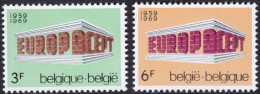 BELGIQUE, 1969, EUROPA ( COB 1489-1490**) - 1969