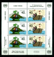 (157) Cape Verde  America 1992 Sheetlet / Feuillet / KB   ** / Mnh Michel 631-32 KB - Cap Vert