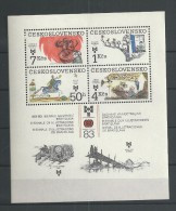 1983 MNH  Ceskoslovensko, Block 55 - Hojas Bloque