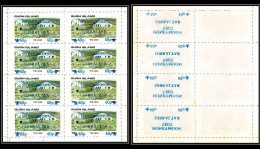 2383 Bloc The Gugh Error Overprint Backside In Blue Honeymoon Visit Gibraltar MNH ** Sorlingues Gugh Island 60p - Emissions Locales