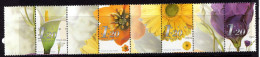 Israel 2001 Flowers - No Tab - Set MNH (SG 1540-1543) - Ungebraucht (ohne Tabs)