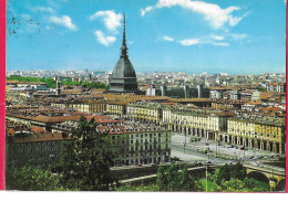 TORINO - VISTA PANORAMICA . VIAGGIATA 1969 - Tarjetas Panorámicas