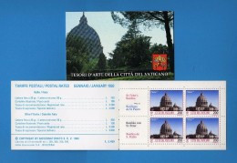 VATICANO **-  1993 - L. 4 - Tesori D'Arte Della Città Del Vaticano. - Carnets