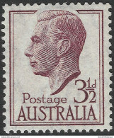 Australia. 1951-52 KGVI. 3½d MNH. SG 247 - Mint Stamps