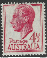 Australia. 1951-52 KGVI. 4½d MNH. SG 248 - Nuevos