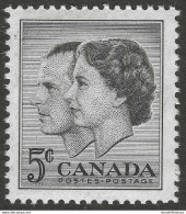 Canada. 1957 Royal Visit. 5c MNH. SG 500 - Unused Stamps