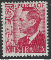 Australia. 1950 KGVI. 3d Red MNH. SG 235 - Ungebraucht