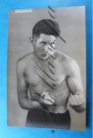 Boksen Bokser Boxeur Boxing Boxer  " ROMBOUTS A.  "  Fotokaart Photo HALLEUX Berchem - Boxe