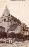 LIGNY LE CHATEL, L EGLISE, DEUX JEUNES FEMMES EN DISCUSSION REF 10491 PAR - Ligny Le Chatel