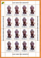 2015 - ARCHEOLOGY MUSEUMS  -  TURKISH CYPRIOT STAMPS - SHEETS - Archéologie