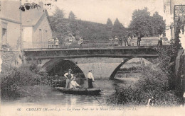 Cholet          49        Le Vieux Pont Sutr La Moine  . Barque   N° 26       (Voir Scan) - Cholet