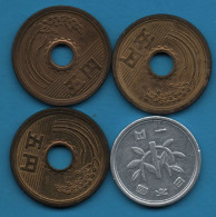 JAPAN LOT MONNAIES 4 COINS - Japon