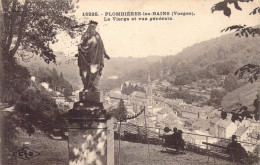 FRANCE - 88 - Plombières Les Bains - La Vierge Et Vue Générale - Carte Postale Ancienne - Plombieres Les Bains