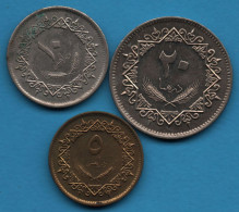 LYBIA LOT MONNAIES 3 COINS 1395 (1975) - Libya
