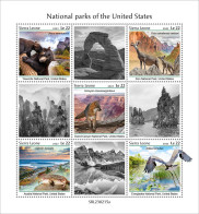 Sierra Leone 2023, National Parks, Bears, Fox, Enron, Crab, 6val In BF - Crustaceans