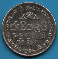 SRI LANKA 1 RUPEE 1996 KM# 136a - Sri Lanka