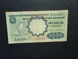MALAYA Et BORNÉO ANGLAIS * : 1 DOLLAR   1.3.1959     P 8a     TB+ ** - Malesia