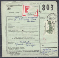 Vrachtbrief Met Stempel BRUGGE Q1Q - Documenten & Fragmenten