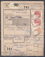 Vrachtbrief Met Stempel OUGREE MARCHANDISES - Documents & Fragments