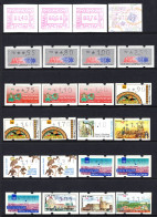 Israel 1988-2005 Machine Lables / Frama Labels Collection MNH - Franking Labels