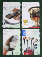 Golf Self-adhesive 2011 Mi 3616-3619 Used Gebruikt Oblitere Australia Australien Australie - Used Stamps