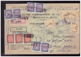 Italien(008963) Polizei- Brief Bono Einschreiben Nachgesand Am 22.11.1991 - Express/pneumatic Mail